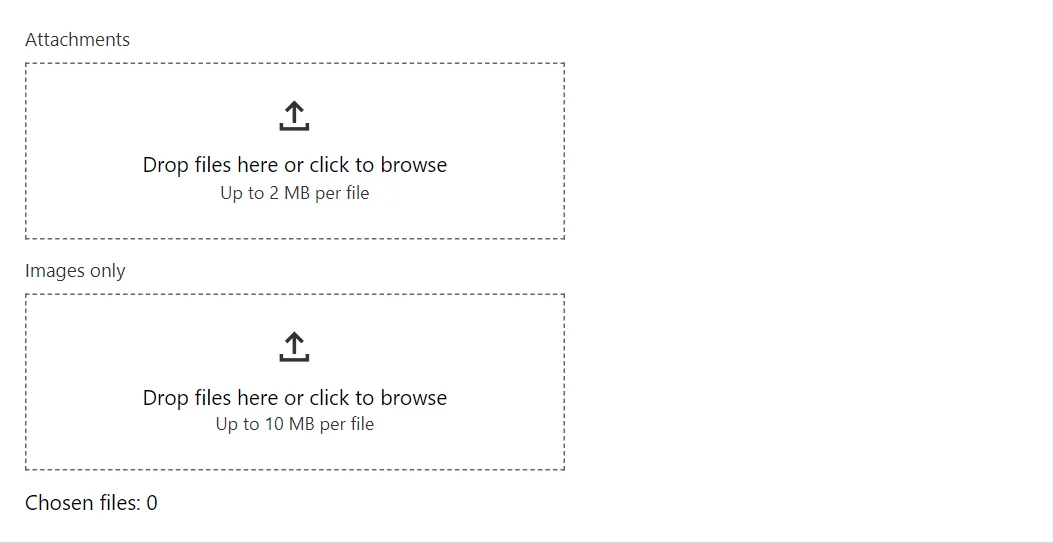 FileUpload control in a RayCraft page