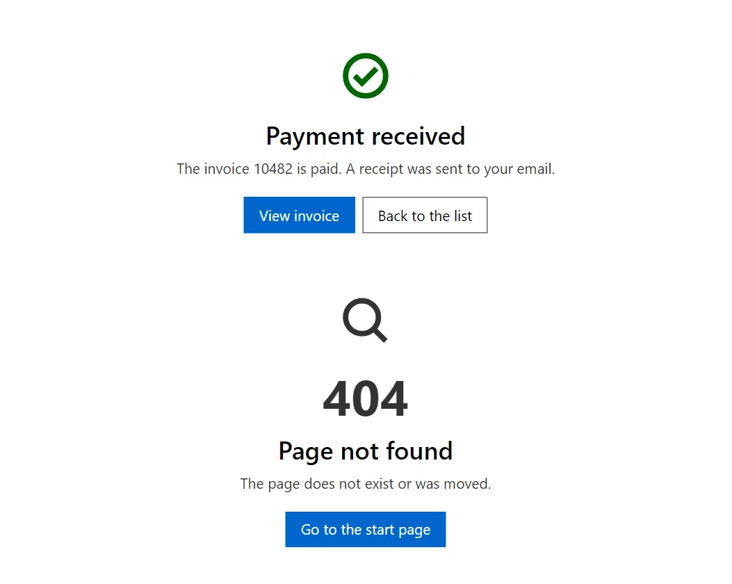 ResultPage control in a RayCraft page