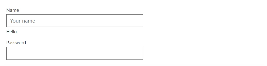 TextField control in a RayCraft page